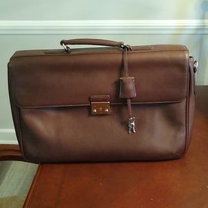 Coach Leather Messenger Bag